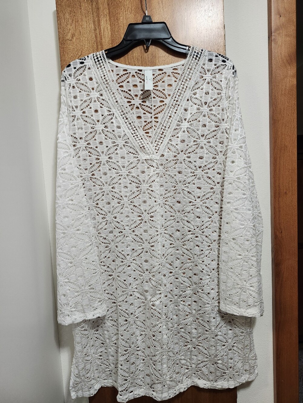 ⬇️🎉-SALE-NWT Liz Claiborne White Eyelet Size 14 Coverup